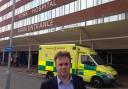 Julian Sturdy pictured at York Hospital