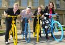 The Tour de Yorkshire project team, from left, Katie Fisher, Stuart Gladstone, Rianca Vogels and Laura Haviland