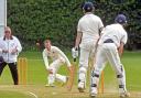 Acomb's Joe Dale, pictured here bowling, hit a record-breaking ton this weekend. Picture: Nigel Holland