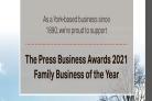 Celebrating the 2021 Press Business Awards with the Shepherd Group