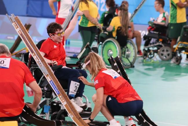 Beth Moulam represented Team GB in boccia at the Tokyo Paralympic games this year