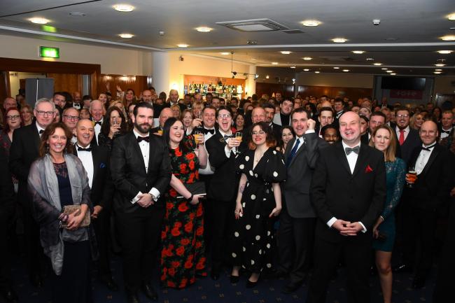 Winners and guests at The Press Business Awards 2021 on Thursday night Picture: David Harrison
