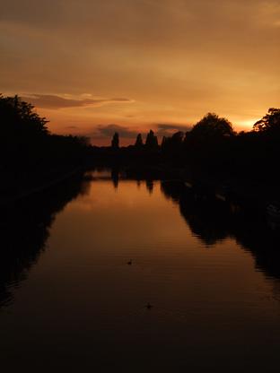 Sunset from Lendal Bridge. Picture: Rachel Grey