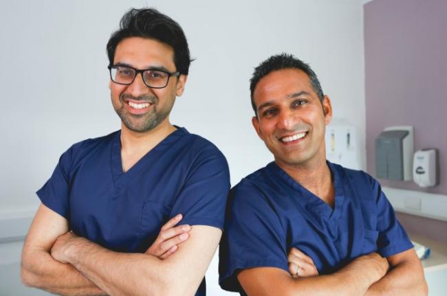 Dr Adil and Dr Dev of Skin A&E