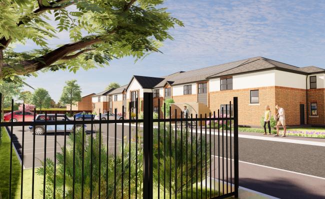 A CGI of the new £7m care home in Market Weighton.