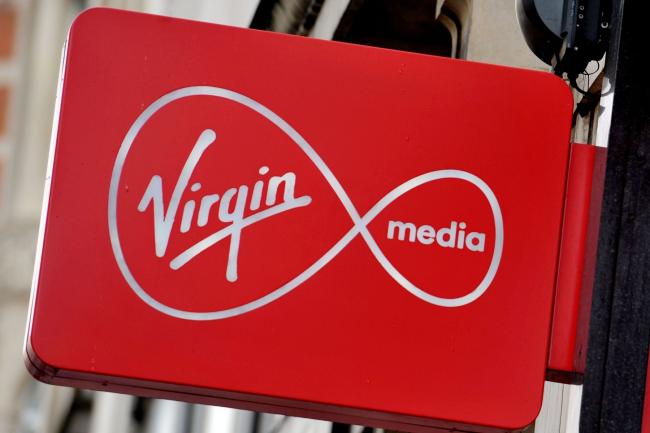 Is Virgin Media still down today? Here's what we know. Photo of a Virgin Media sign. Credit: PA.