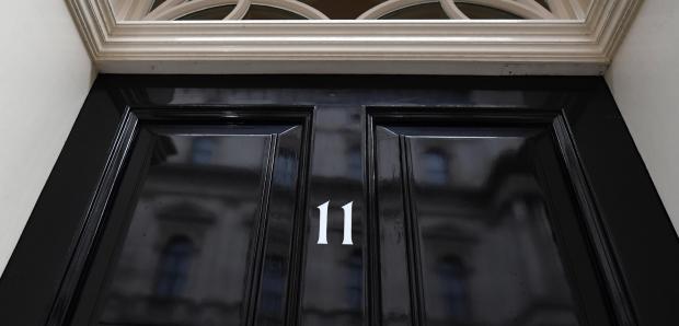 York Press:  The door of 11 Downing Street, London. Photo: PA.