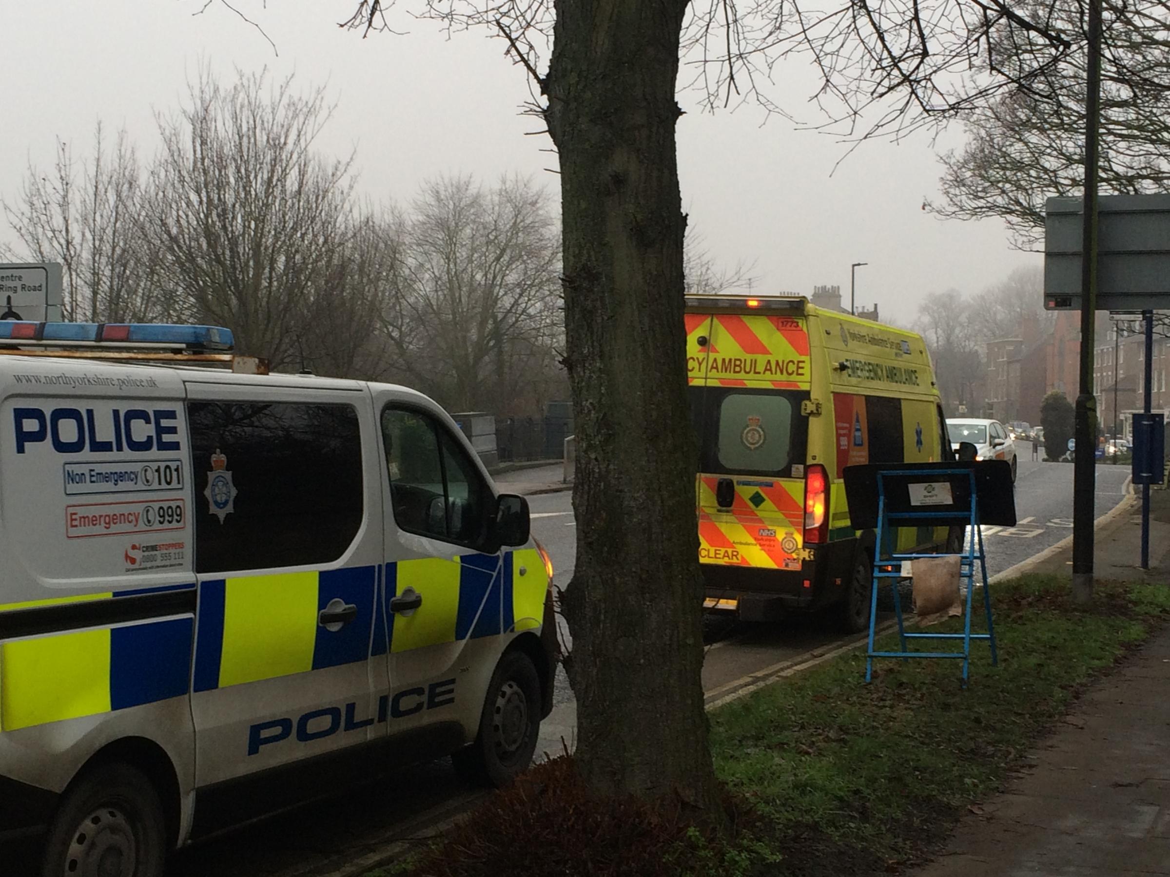 Police and ambulance service called to York River incident