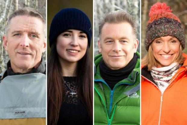 York Press: Pictured, the presenter line-up for Winterwatch 2022. Photos: BBC.