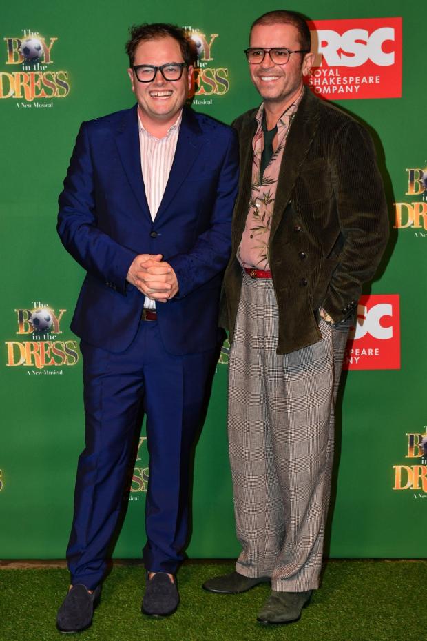 York Press: Alan Carr and Paul Drayton attending the opening night of the Boy In The Dress at the Royal Shakespeare Company in Stratford Upon Avon in 2019 (Jacob King/PA)