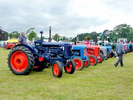 Vintage Tractor Parade  at Malton Show. Picture: Nick Fletcher