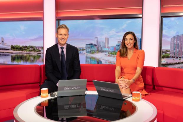 BBC Breakfast hosts Dan Walker and Sally Nugent