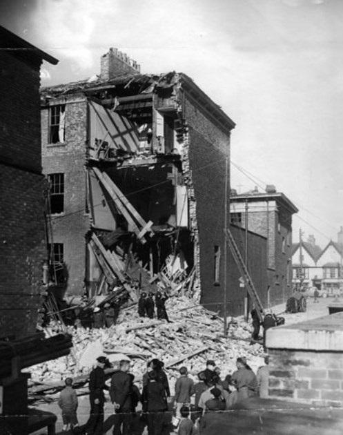 York Press: The damaged Bar Convent after the air raid of April 29, 1942
