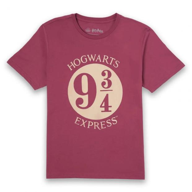 York Press: Harry Potter Platform Burgundy T-Shirt (IWOOT)