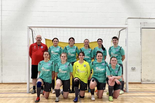 The Bootham Ladies futsal team. Picture: Bootham Futsal Club
