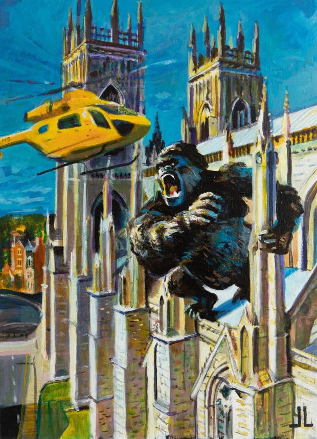 York Press: King Kong at the Minster, as painted by Lincoln Lightfoot