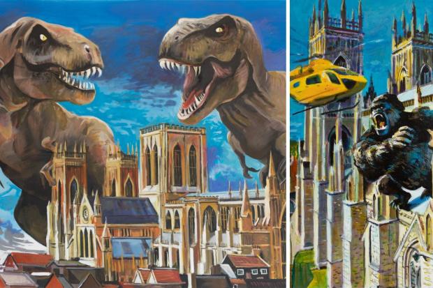 Lincoln Lightfoot's surrealist art now on show in York
