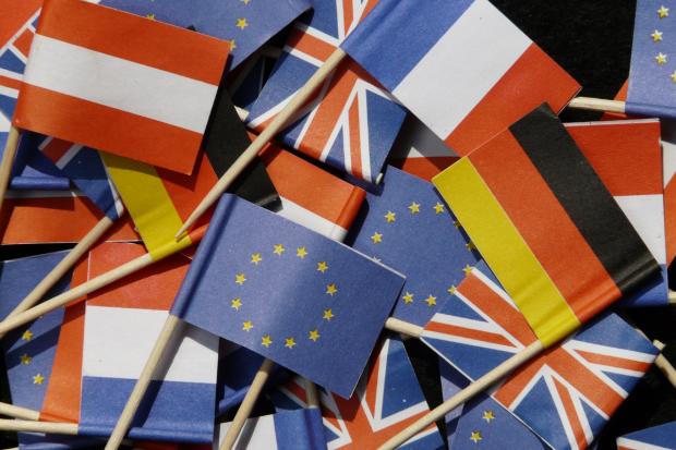York Press: UK and European flags. Credit: Canva
