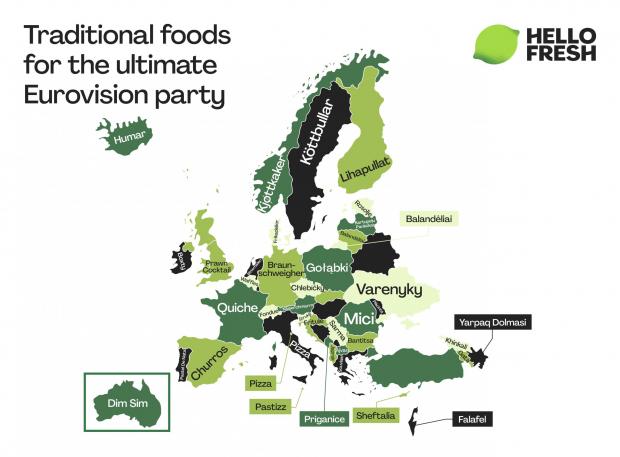 York Press: Traditional European foods by country from HelloFresh. Credit: HelloFresh