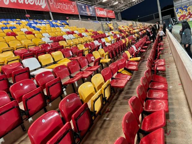 York Press: The damage to seating in the LNER Community Stadium
