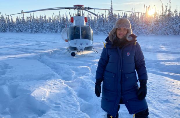York Press: Arctic From Above with Liz Bonnin. Credit: Sky