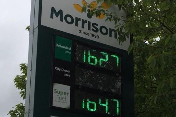 Petrol is now costing just over £1.62 a litre at one of York's cheapest filling stations, at Morrisons in Foss Islands Road