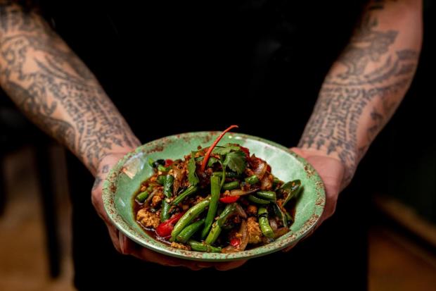 York Press: Rosa's Thai's chilli and basil stir-fry with chicken mince