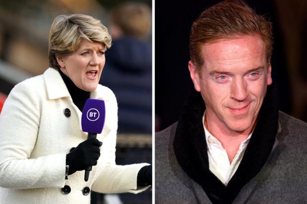 York Press: Damian Lewis and Clare Balding. Credit: PA