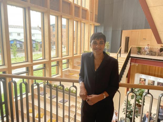 York Press: York St John’s Creative Centre was officially launched today Pictured: York St John University's Chancellor, Reeta Chakrabarti Picture: Dylan Connell