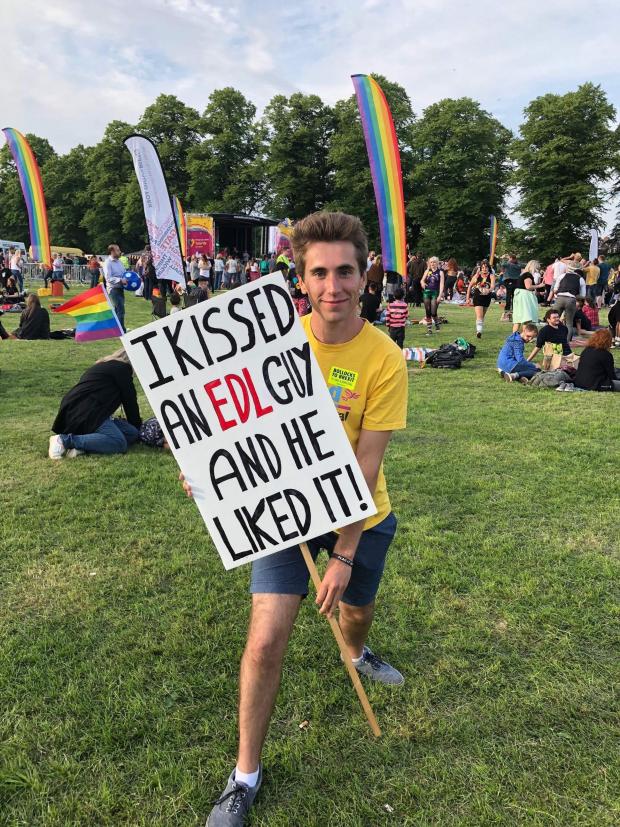 York Press: Darryl Smalley at York Pride 2018