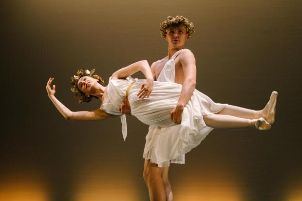 York Press: Kyiv City Ballet's Aelita Shevchuk and Nazar Korniichuck performing in York on Tuesday night. Tom Arber