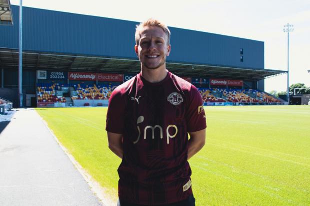 York City have confirmed the signing of 22-year-old winger Alex Hurst. Picture: York City FC
