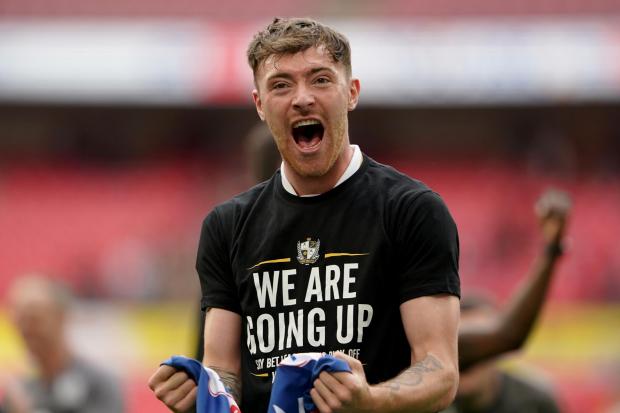 Port Vale's Ryan Edmondson celebrates after the Sky Bet League Two play-off final at Wembley Stadium, London. Picture: Zac Goodwin/PA Wire