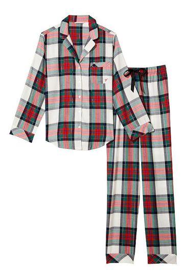 York Press: Flannel Long Pyjamas. Credit: Victoria's Secret