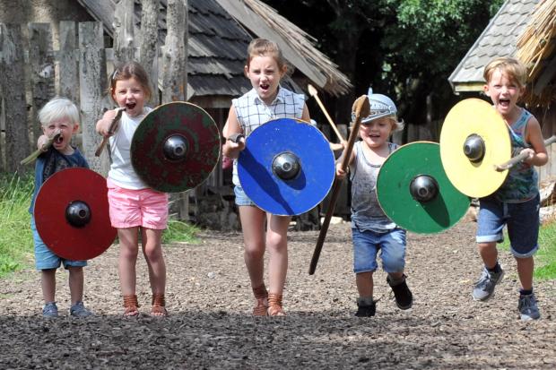 2016: Vikings for a day at the Yorkshire Museum of Farming. Picture: Matt Clark.