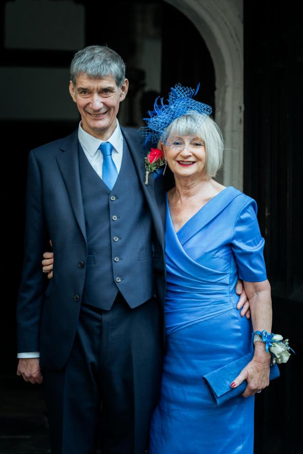 York Press: Chris and Wanda on their wedding day in 2020