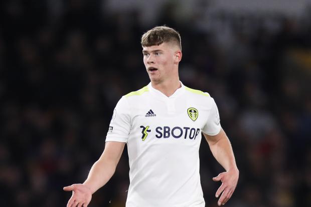 Leeds United's Charlie Cresswell during the Premier League match at Molineux Stadium, Wolverhampton. Picture: Isaac Parkin/PA Wire