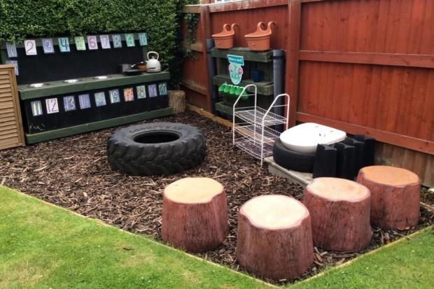 York Press: The outside space at Bright Beginnings Nursery in York