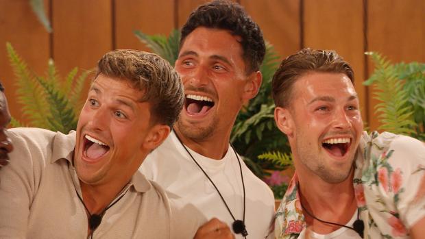 York Press: Luca, Jay and Andrew on Love Island. Love Island continues tonight at 9pm on ITV2 and ITV Hub. Episodes are available the following morning on BritBox. Credit: ITV