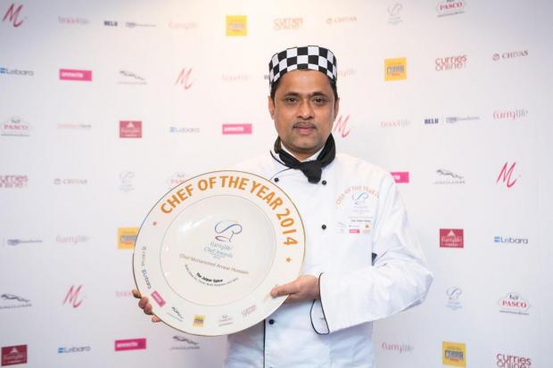 York Press: Jaipur Spice chef winning Chef of the Year in 2014 Picture: Press Archives