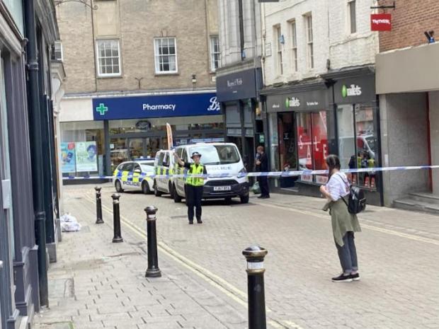 York Press: The police cordon in Coney Street. Picture: Haydn Lewis