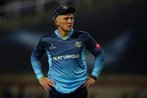 Yorkshire Vikings’ Dom Bess went wicket-less through his eight overs against Lancashire Lightning. Picture: Mike Egerton/PA Wire