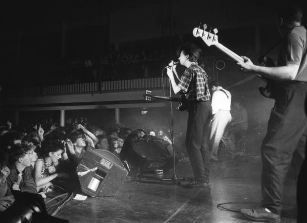 York Press: Echo & The Bunnymen at Lancaster University in 1984. Copyright: Alison O'Neill. For one use only online and in print for The Press, York