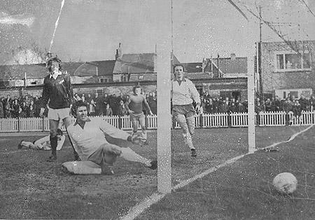 12/02/73: York City 4, Tranmere Rovers 1 - Pollard (off picture) score's City's third goal.