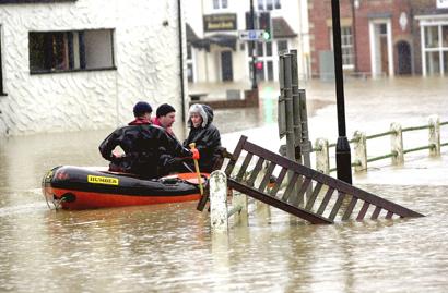 November 2000 York area floods, Stamford Bridge
