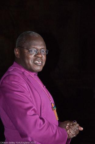Archbishop of York, Dr John Sentamu pictured at the Illuminating York festival. Picture: Kevin Bailey