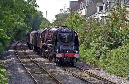 6233 Duchess of Sutherland leaving York on the Scarborough Flyer  - Picture: Malcolm Tomlinson