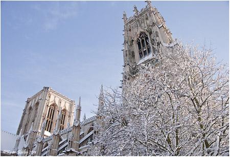 York Minster in the snow - Picture: Kevin Bailey (via flickr)