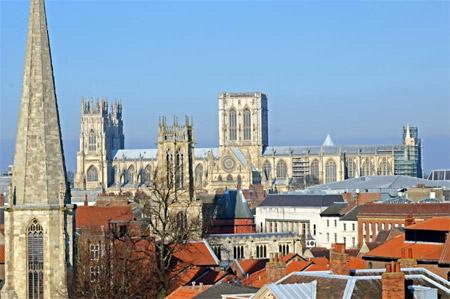 The Minster dominating the skyline. "Big isn't it" - Picture: Malcolm Tomlinson