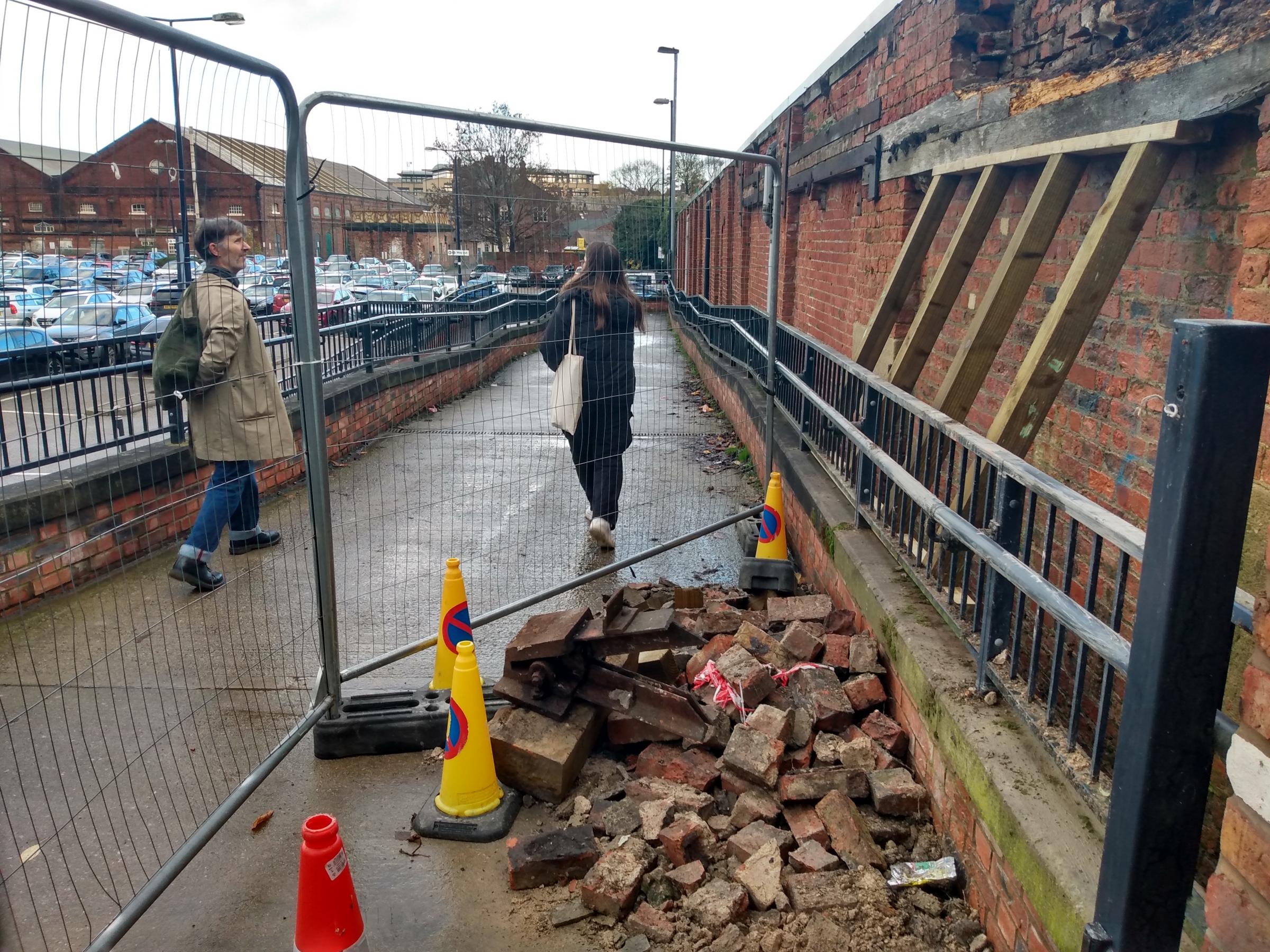 Collapse of wall at York Railway Station under investigation